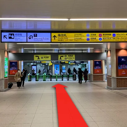 横浜駅からの道のり1