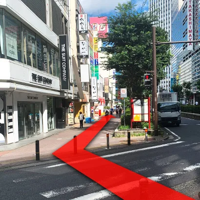 横浜駅からの道のり6